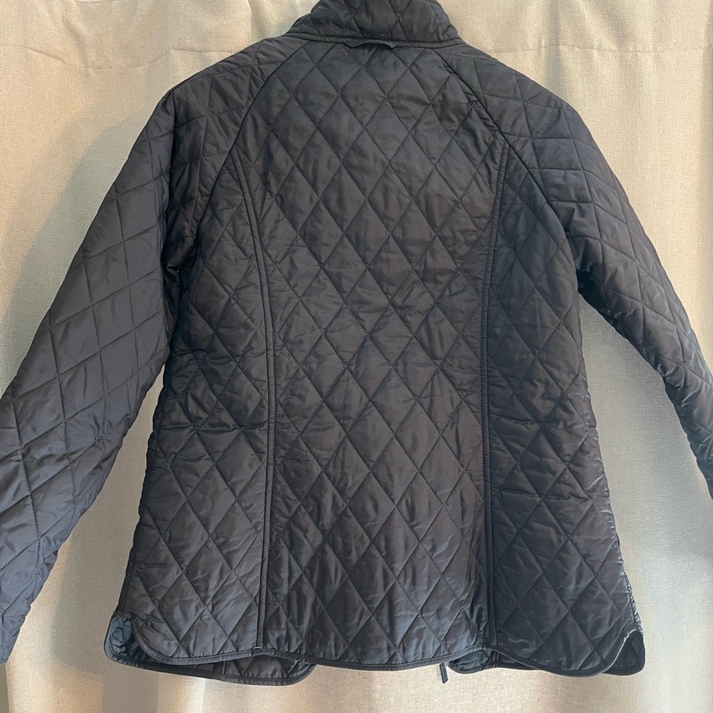 Barbour navy woman’s quilted jacket